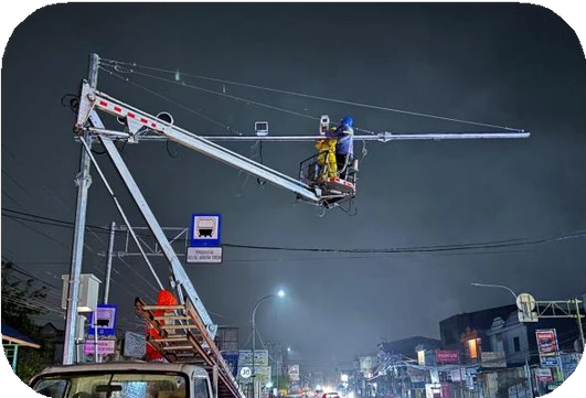 Pemasangan kamera ETLE di Gowa