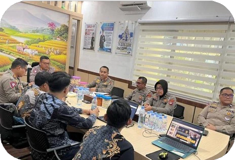Koordinasi ETLE di Kalimantan Selatan