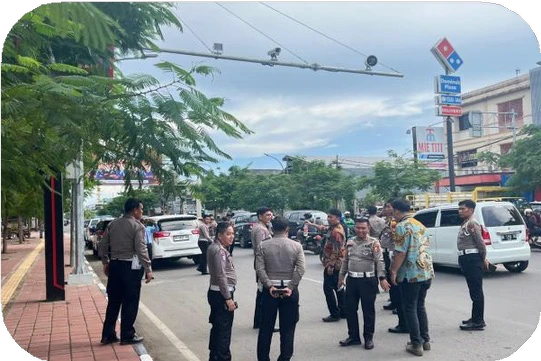 Dokumentasi asistensi bersama Korlantas